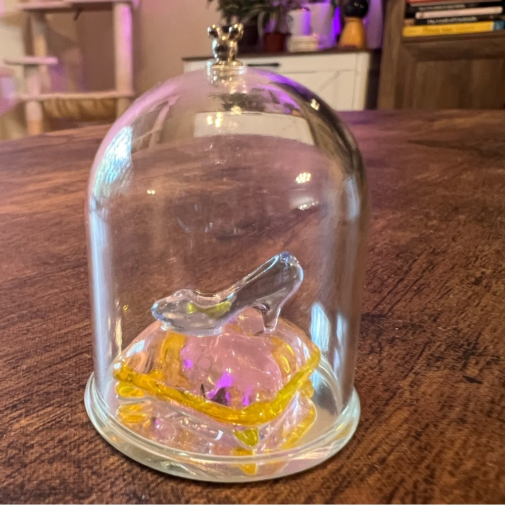 Cinderella Glass Slipper on Pillow Miniature
